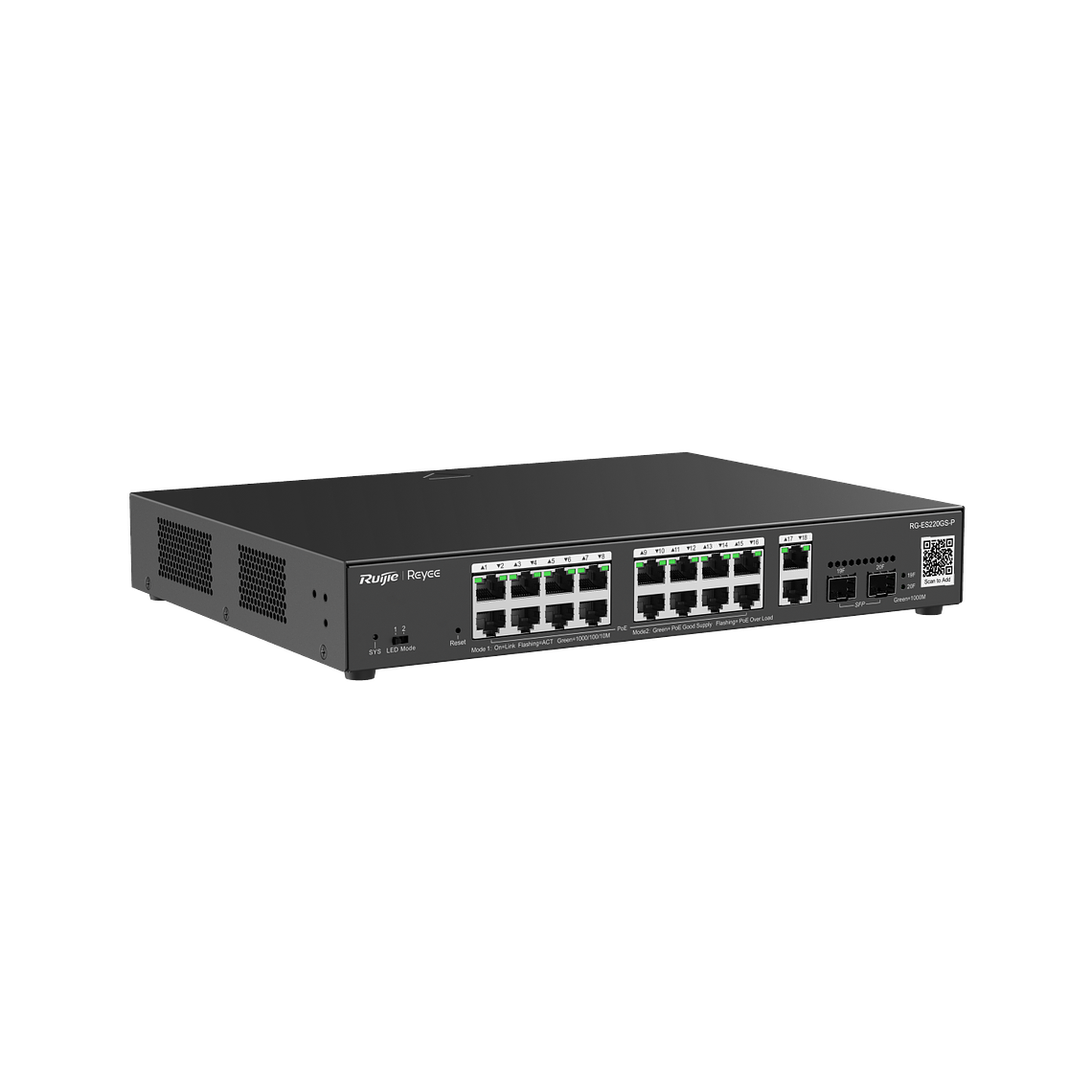 Switch PoE Inteligente con gestión en la nube y 20 puertos Gigabit 1