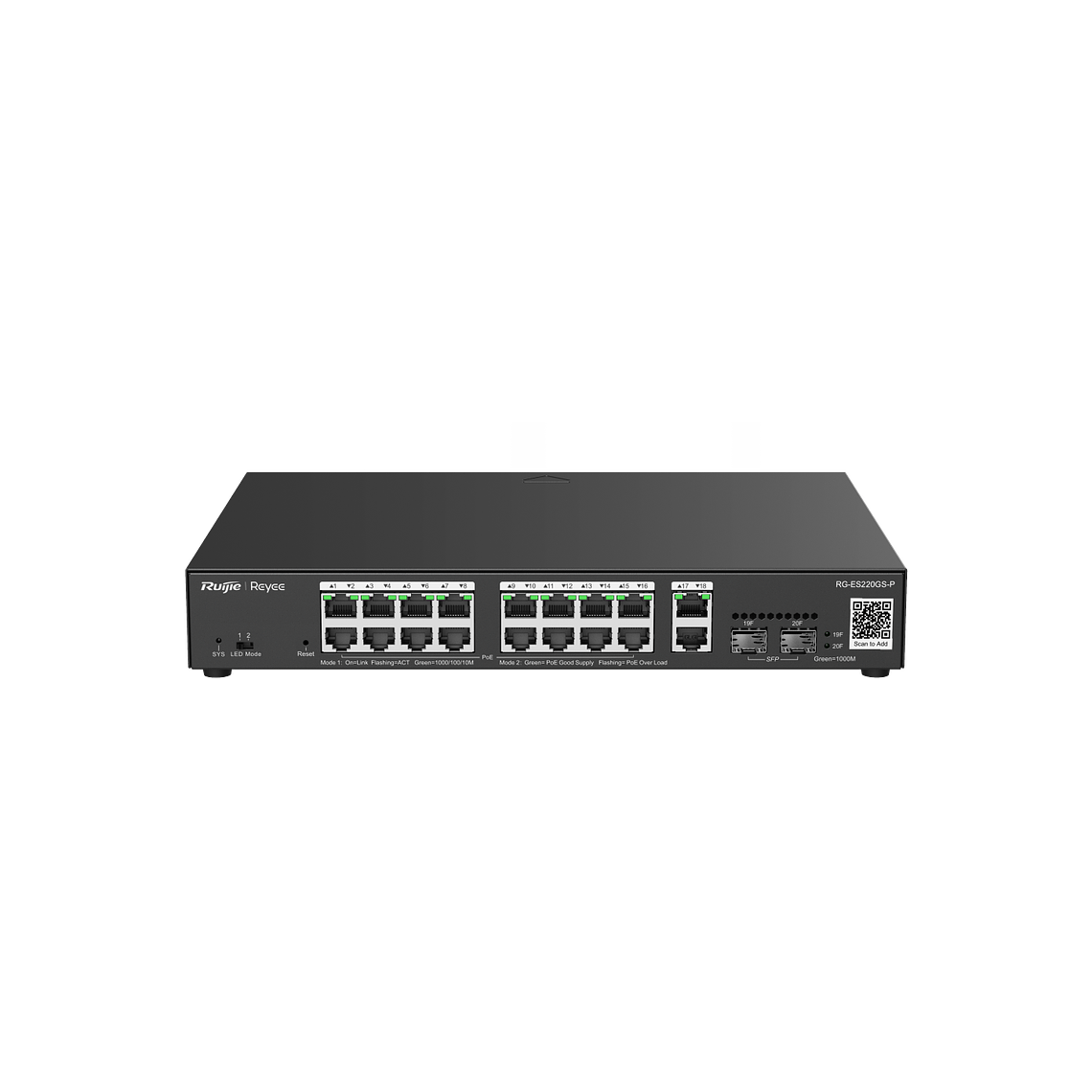 Switch PoE Inteligente con gestión en la nube y 20 puertos Gigabit 2