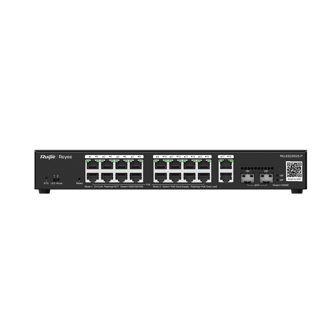 Switch PoE Inteligente con gestión en la nube y 20 puertos Gigabit 3