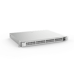 Switch PoE de 48 puertos Gigabit de capa 2 administrado en la nube, 4 enlaces ascendentes 10G