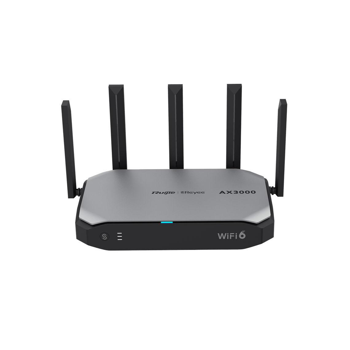 Router inalámbrico Wi-Fi 6 empresarial todo en uno, 2976 Mbps, hasta 180 usuarios, 5 puertos GE, 5 antenas externas (de 5 dBi), Incorpora Reyee Mesh 1