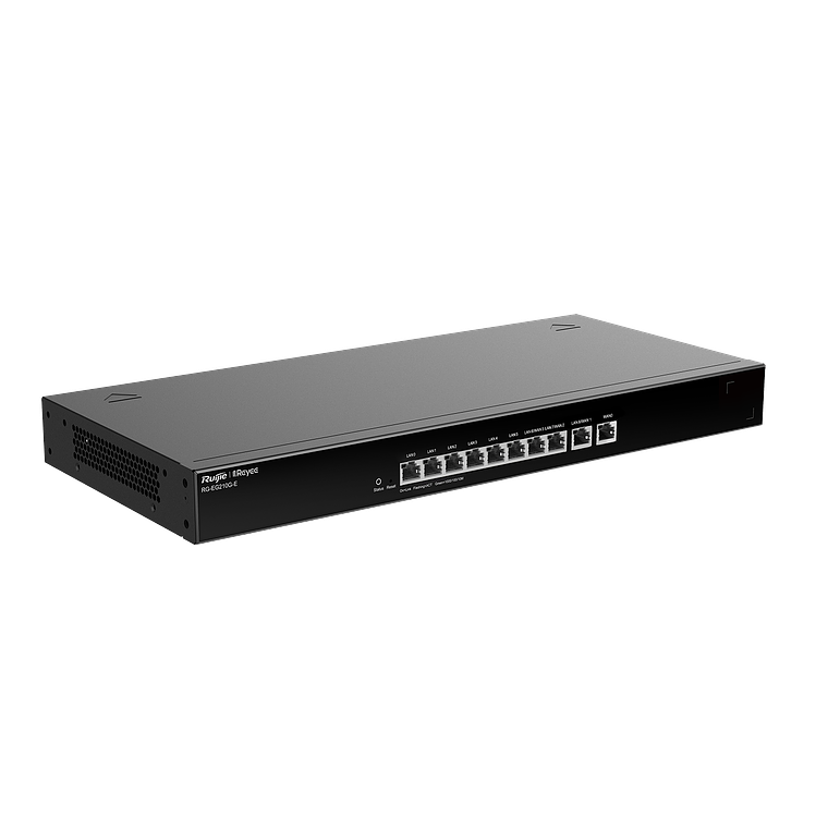 Router administrable cloud 10 puertos gigabit, soporta  4x WAN configurables, hasta 200 clientes con desempeño de 1Gbps asimétricos 1