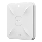 Punto de acceso Wi-Fi 6 de techo para interior 360°, doble banda, 1775 Mbps, hasta 512 usuarios, 2 puertos GE, portal cautivo standalone, soporta Mesh 2