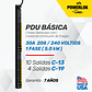 PDU Básica para Rack - 30A / 208 Voltios - 1 FASE 10 Salidas C-13 + 4 Salidas C-19 Extensión de 1.8 metros tipo L6-30P - Miniatura 1