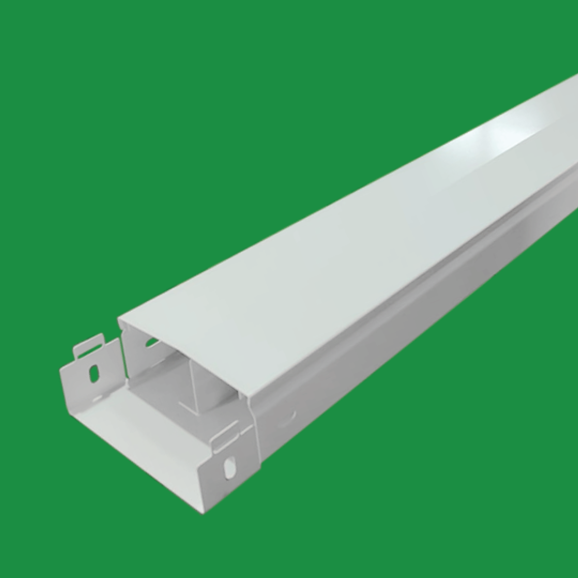 Bandeja Portacables Ciega con Tapa y División 200x60 mm 2
