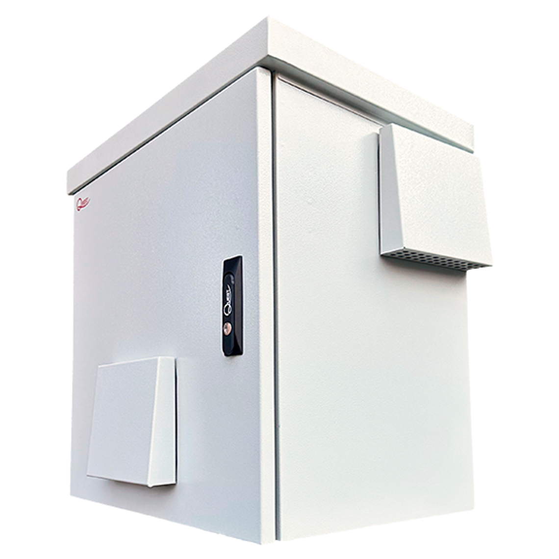 Gabinete Rack 11U IP65 para Exteriores | Montaje en Poste | Acero Galvanizado con Ventilación Forzada – CE-2720-CA 2