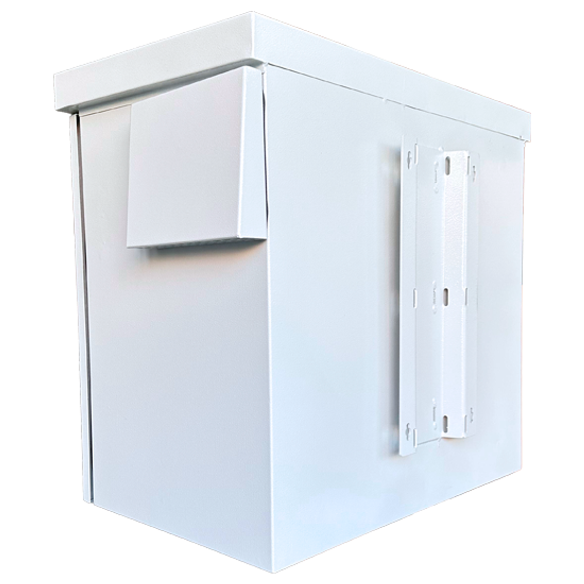 Gabinete Rack 11U IP65 para Exteriores | Montaje en Poste | Acero Galvanizado con Ventilación Forzada – CE-2720-CA 6