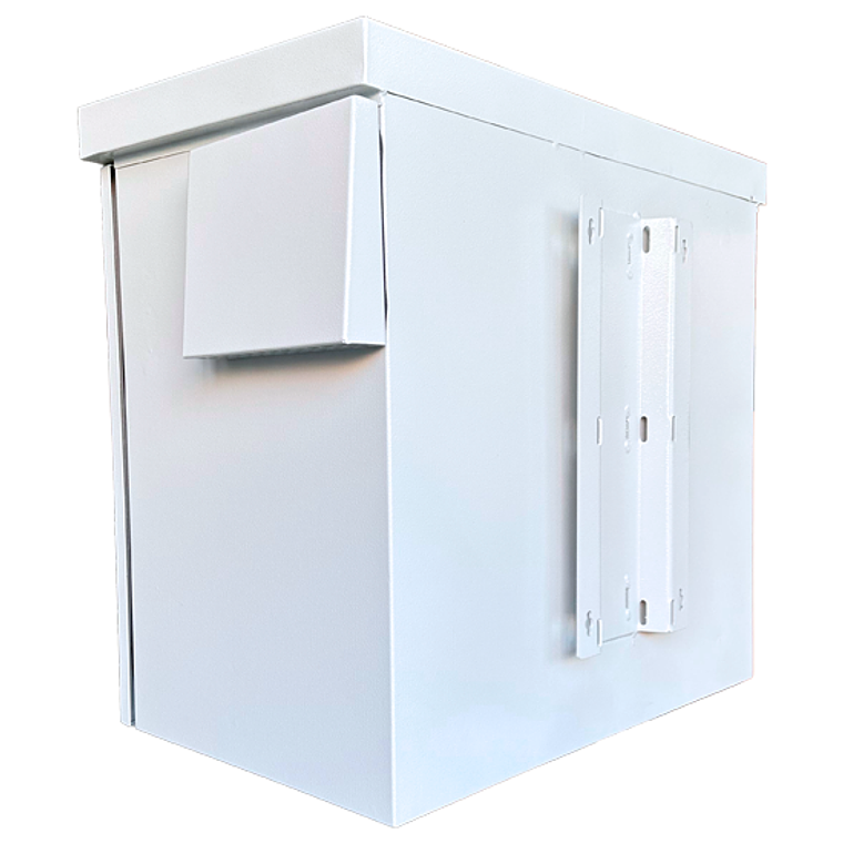 Gabinete Rack 11U IP65 para Exteriores | Montaje en Poste | Acero Galvanizado con Ventilación Forzada – CE-2720-CA 6