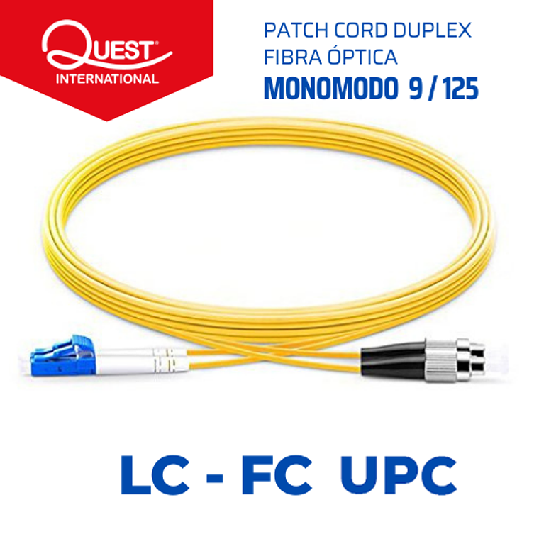 Patch Cords Duplex  Monomodo LC-FC 1