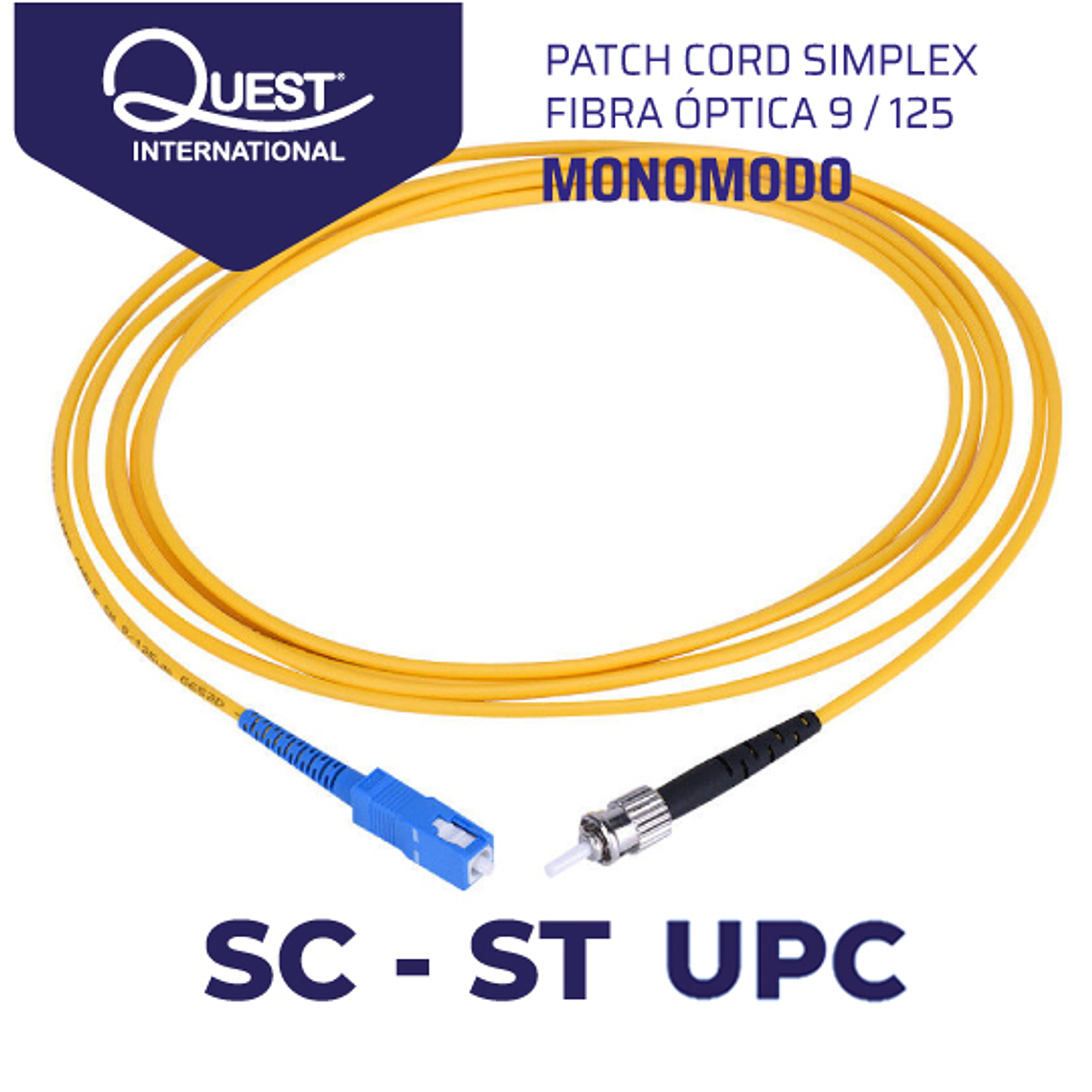 Patch Cords Simplex  Monomodo SC-ST 1