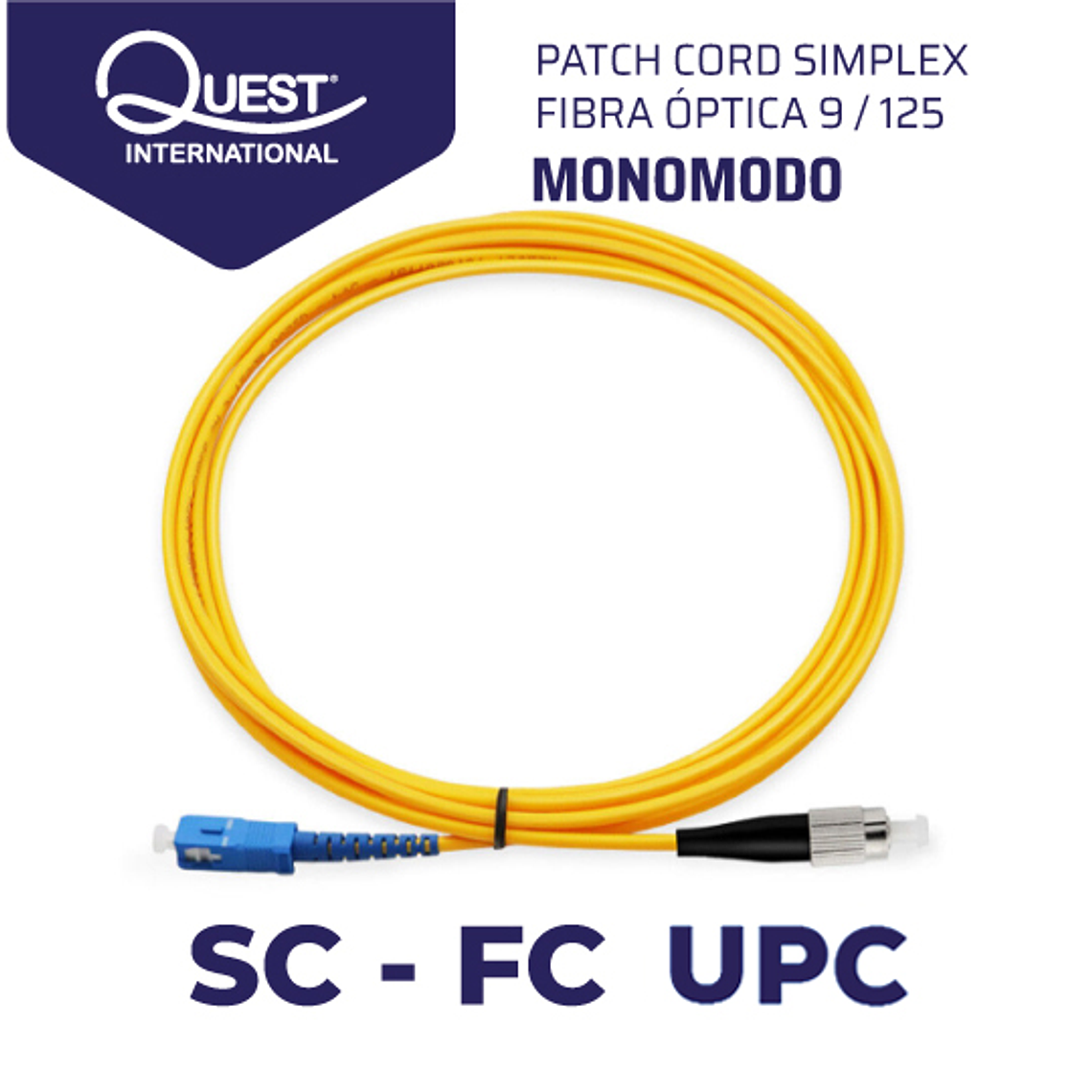 Patch Cords Simplex  Monomodo SC-FC 1