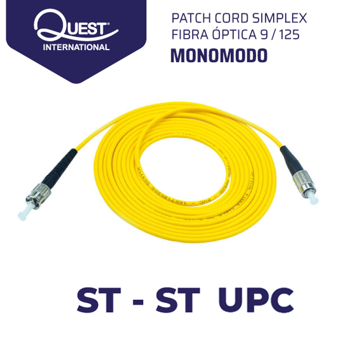 Patch Cords Simplex Monomodo ST-ST 1