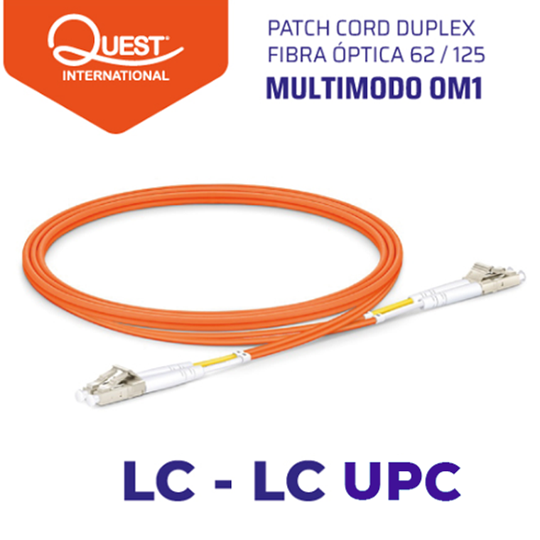 Patch Cords Duplex Multimodo 62 / 125 LC-LC 1