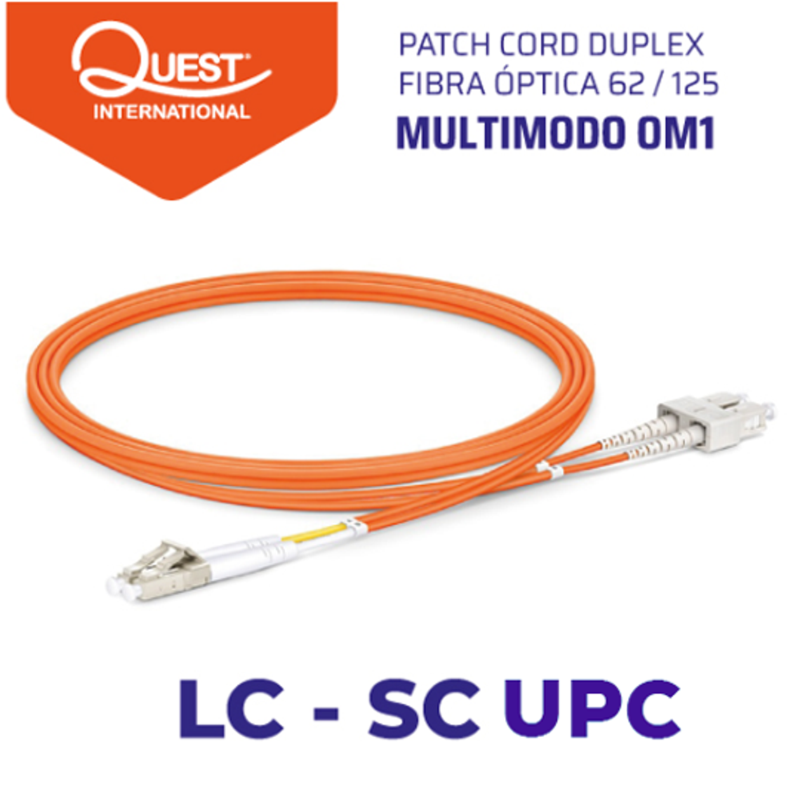Patch Cords Duplex Multimodo 62 / 125 LC -SC 1