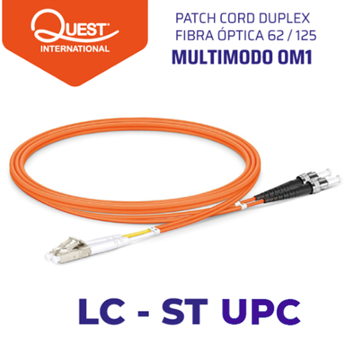 Patch Cords Duplex  Multimodo 62 / 125 LC-ST 1