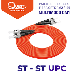 Patch Cords Duplex  Multimodo 62 / 125 ST-ST