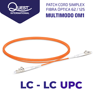 Patch Cords Simplex Multimodo 62 / 125 LC-LC