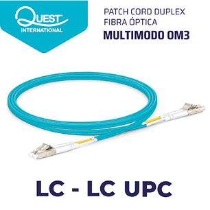 Patch Cords Duplex  Multimodo OM3 LC-LC