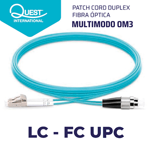 Patch Cords Duplex  Multimodo OM3 LC-FC