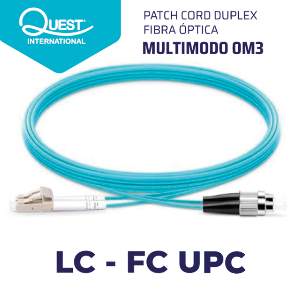 Patch Cords Duplex  Multimodo OM3 LC-FC 1