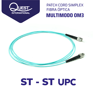 Patch Cords Simplex Multimodo OM3 ST-ST