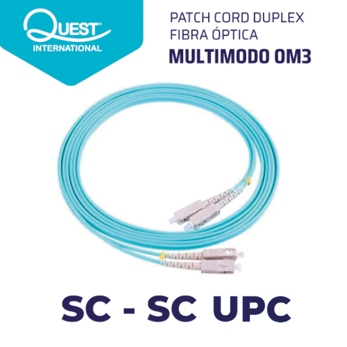 Patch Cords Duplex  Multimodo OM3 SC-SC 1