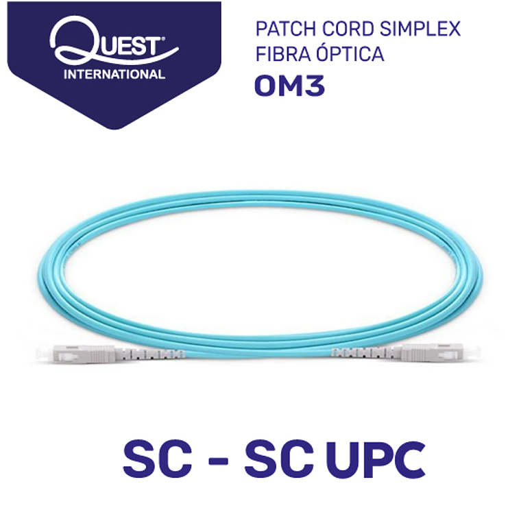 Patch Cords Simplex OM3 SC-SC UPC 1