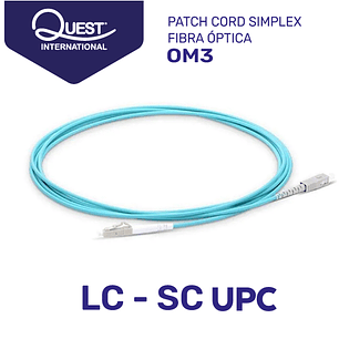 Patch Cords Simplex OM3 LC-SC UPC