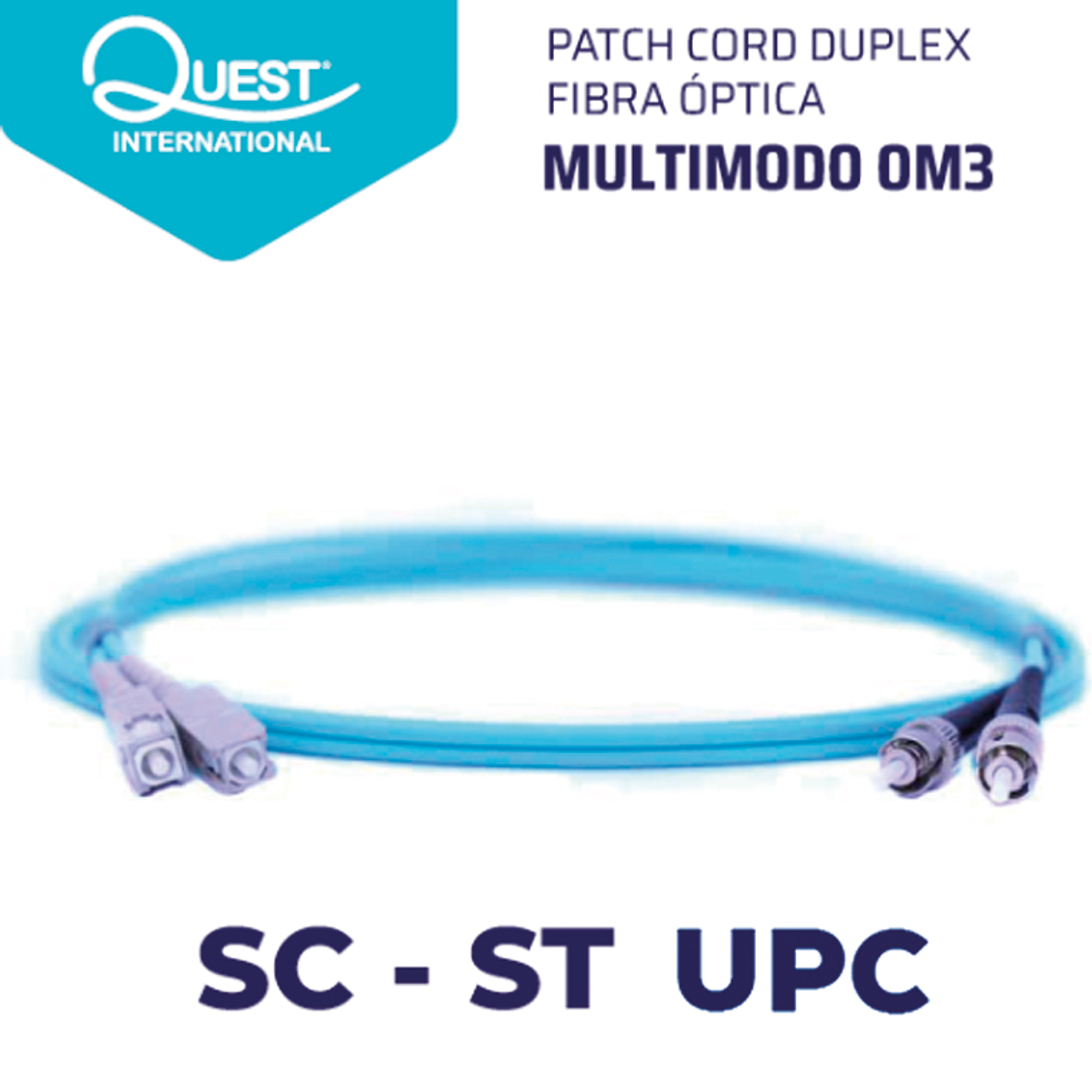 Patch Cords Duplex  Multimodo OM3 SC-ST 1