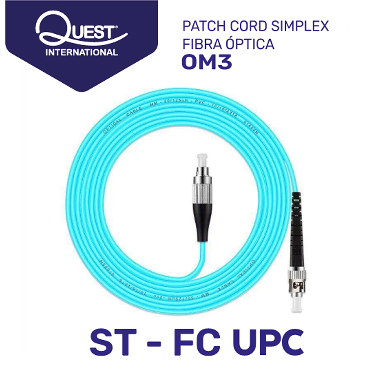 Patch Cords Simplex OM3 ST-FC UPC 1