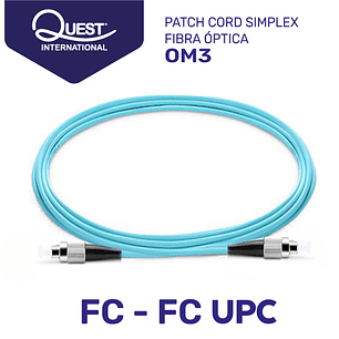 Patch Cords Simplex OM3 FC-FC UPC