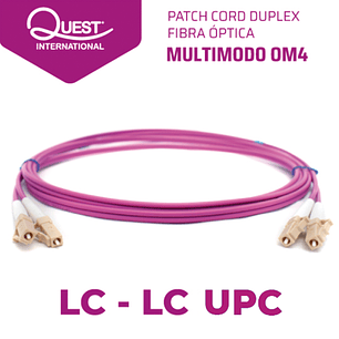Patch Cords Duplex  Multimodo OM4 LC-LC