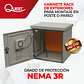Gabinete Rack de Exteriores para Montaje en Poste de 12U NEMA 3R - Miniatura 1