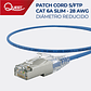 Patch Cord Categoría 6A S/FTP Slim 28 AWG - Color Azul | Alto Rendimiento en Alta Densidad - Miniatura 1
