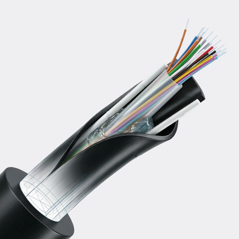Cable Fibra Óptica ASU 12 Hilos G.652D Autosoportado Aéreo 80m para FTTH e ISP 2