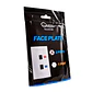 Placa de Pared ( Face Plate ) para Jack RJ-45 tipo Keystone de 2 Puertos - Miniatura 3