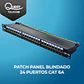 Patch Panel Blindado de 24 Puertos Categoría 6A - Miniatura 1