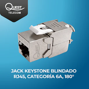 Jack Metálico Blindado Categoría 6A