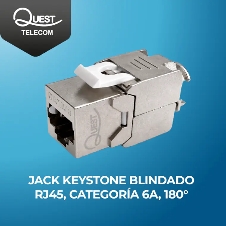 Jack Metálico Blindado Categoría 6A 1