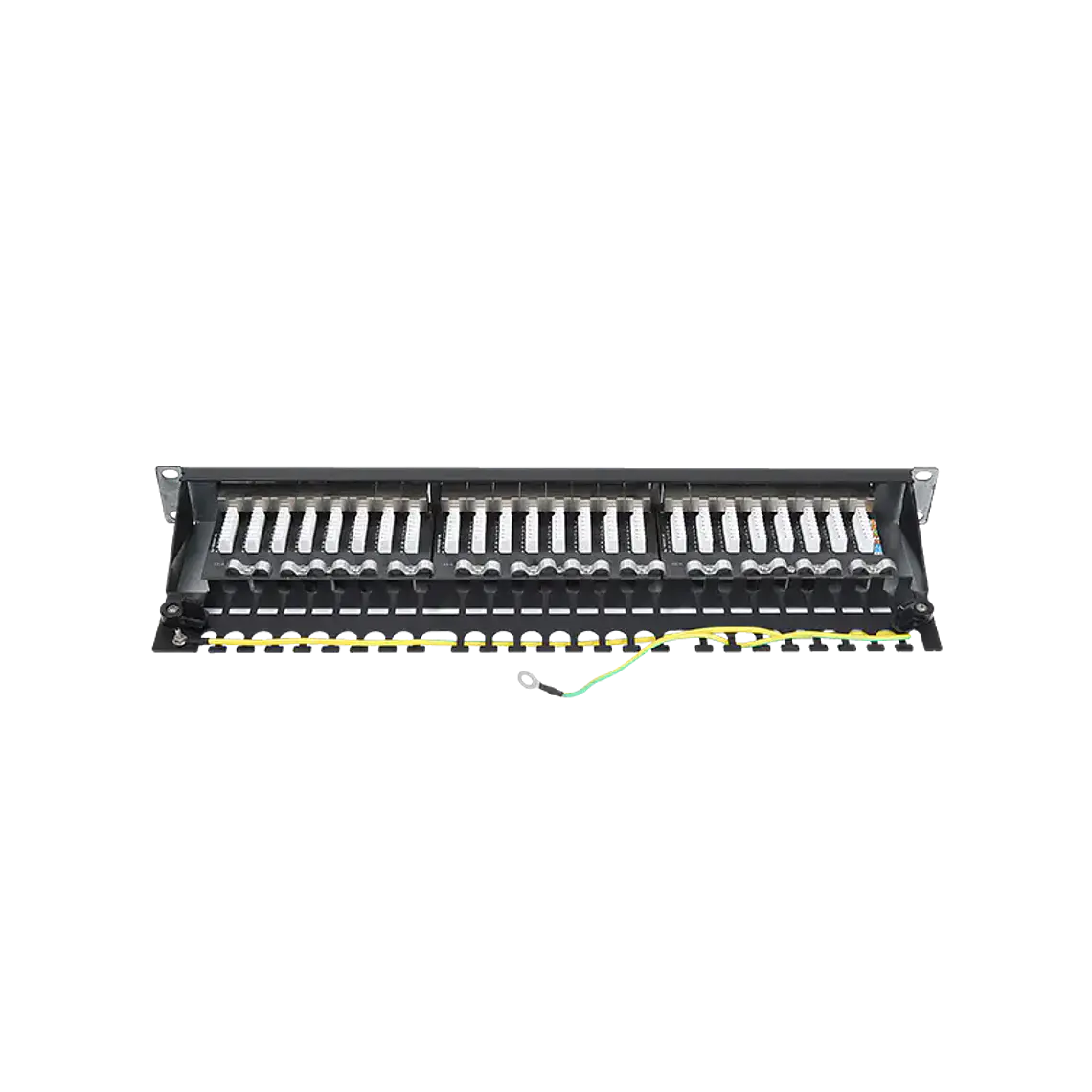 Patch Panel Blindado de 24 Puertos Categoría 6A 3