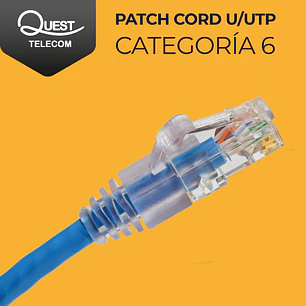 Patch Cords Categoría 6 UTP