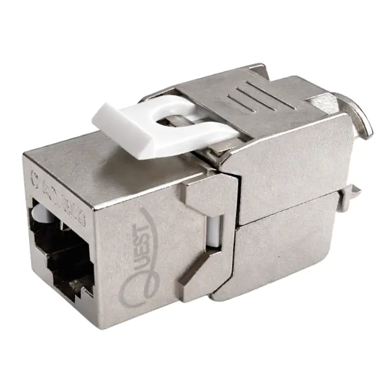 Patch Panel Modular Blindado de 24 Puertos Cat 6A 7