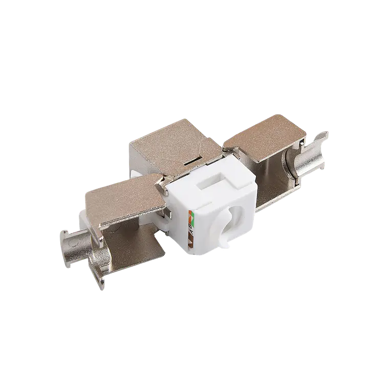 Patch Panel Modular Blindado de 24 Puertos Cat 6A 11