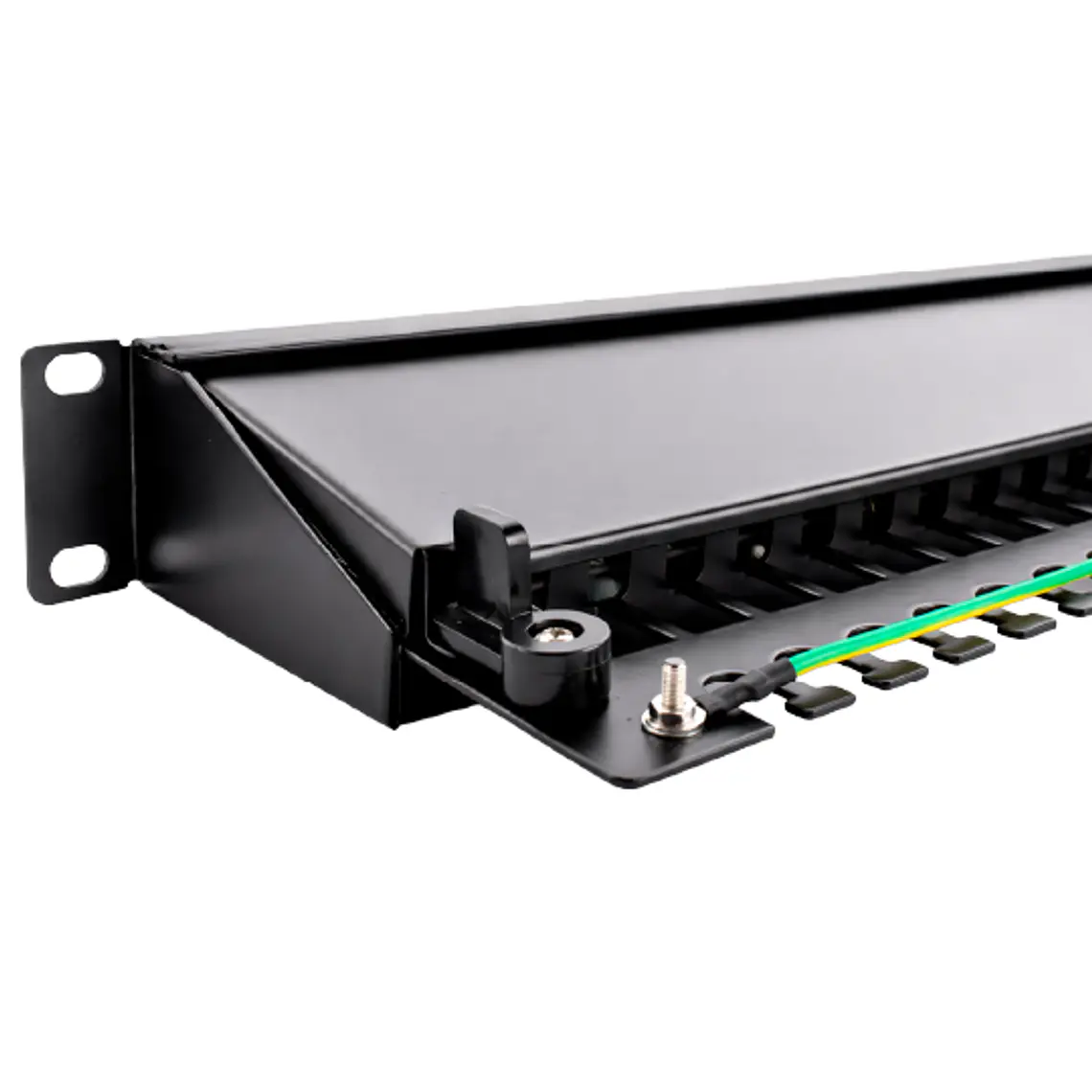 Patch Panel Cat 6A FTP Blindado 24 Puertos - Conexión a 90° 6
