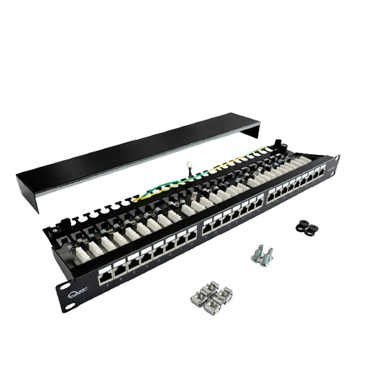 Patch Panel Cat 6A FTP Blindado 24 Puertos - Conexión a 90° 4