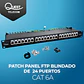 Patch Panel Cat 6A FTP Blindado 24 Puertos - Conexión a 90° - Miniatura 1