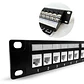Patch Panel Modular 24 Puertos Cat6 Quest - QST-1624M | Garantía 10 años - Miniatura 5