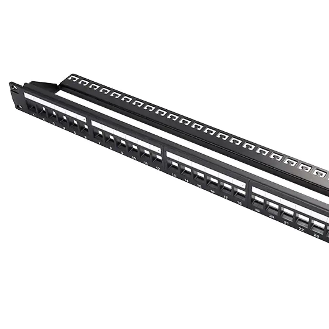 Patch Panel Modular 24 Puertos Cat6 Quest - QST-1624M | Garantía 10 años 7