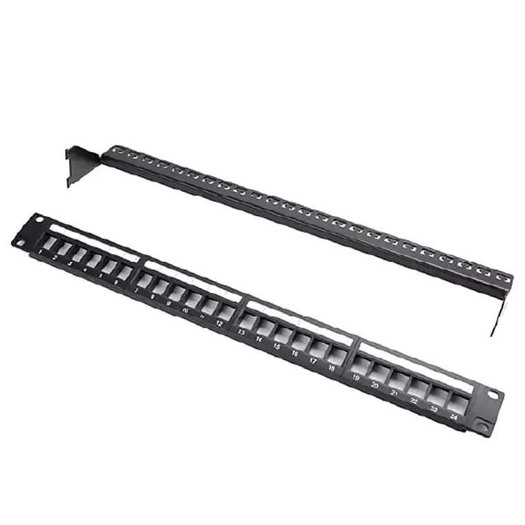 Patch Panel Modular 24 Puertos Cat6 Quest - QST-1624M | Garantía 10 años 8