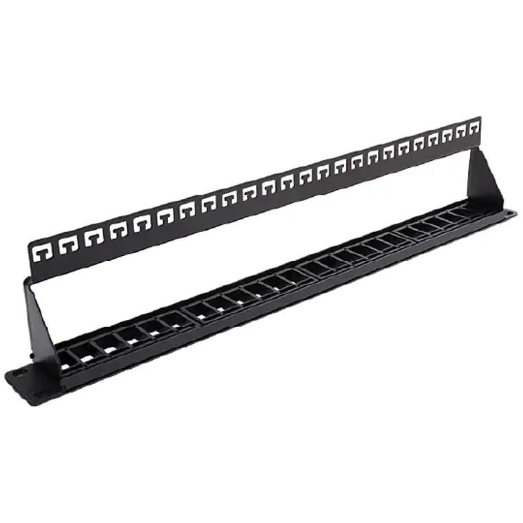 Patch Panel Modular 24 Puertos Cat6 Quest - QST-1624M | Garantía 10 años 10